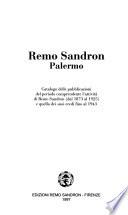 Remo Sandron, Palermo