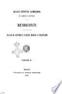 Rendiconti. Classe di lettere e scienze morali e politiche
