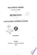 Rendiconti. Classe di lettere e scienze morali e politiche