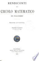 Rendiconti del Circolo Matematico di Palermo
