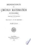 Rendiconti Del Circolo Matematico Di Palermo