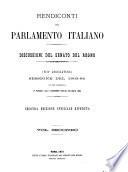 Rendiconti del parlamento italiano discussioni del Senato del Regno