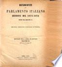 Rendiconti del Parlamento Italiano