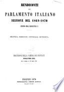 Rendiconti del Parlamento Italiano