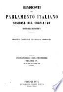 Rendiconti del parlamento Italiano 