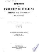 Rendiconti del Parlamento Italiano