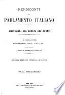 Rendiconti del parlamento Italiano