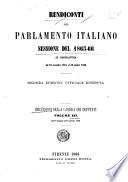 Rendiconti del Parlamento italiano. Sessione del 1865-66, 9. legislatura, dal 18 novembre 1865 al 30 ottobre 1866