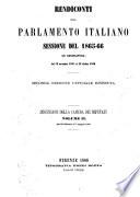Rendiconti del Parlamento italiano. Sessione del 1865-66, 9. legislatura, dal 18 novembre 1865 al 30 ottobre 1866