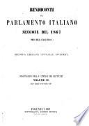 Rendiconti del parlamento italiano. Sessione del 1867, 1. della 10. legislatura