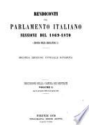 Rendiconti del Parlamento Italiano Sessione del 1869-1870