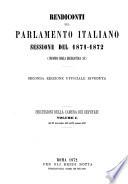 Rendiconti del Parlamento italiano sessione del 1871-1872