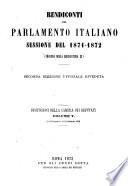 Rendiconti del Parlamento italiano sessione del 1871-1872