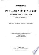 Rendiconti del Parlamento italiano sessione del 1871-1872