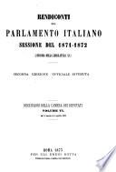 Rendiconti del Parlamento italiano sessione del 1871-1872