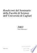 Rendiconti del Seminario della facoltà di scienze dell'Università de Cagliari