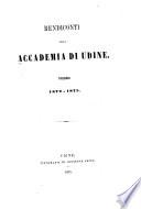 Rendiconti dell'Accademia di Udine