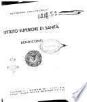 Rendiconti dell'Istituto superiore di sanità