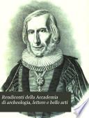 Rendiconti della Accademia di archeologia, lettere e belle arti