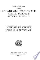 Rendiconti della Accademia nazionale delle scienze detta dei XL.