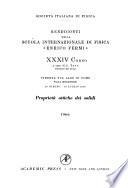 Rendiconti della Scuola internazionale di fisica Enrico Fermi