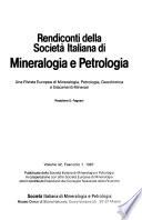 Rendiconti della Società italiana di mineralogia e petrologia