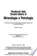 Rendiconti della Società italiana di mineralogia e petrologia
