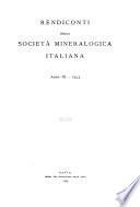 Rendiconti della Società mineralogica Italiana