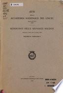 Rendiconti delle adunanza solenni