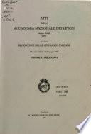 Rendiconti delle adunanza solenni