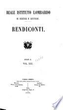 Rendiconti - Istituto lombardo, Accademia di scienze e lettere
