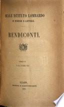 Rendiconti - Istituto lombardo, Accademia di scienze e lettere