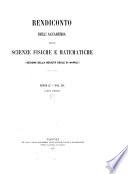 Rendiconto dell'Accademia delle scienze fisiche e matematiche