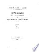 Rendiconto dell'Accademia delle scienze fisiche e matematiche