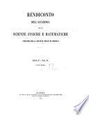 Rendiconto dell'Accademia delle scienze fisiche e matematiche