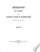 Rendiconto dell'Accademia delle scienze fisiche e matematiche (sezione della Società reale di Napoli).