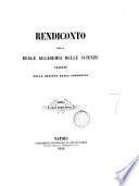 Rendiconto delle adunanze e de' lavori dell' Accademia delle scienze