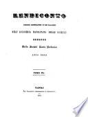 Rendiconto delle adunanze e de' lavori dell' accademia delle scienze: sezione della societa reale Borbonica di Napoli