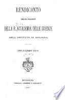 Rendiconto delle sessioni dell'Accademia reale delle scienze dell'Istituto di Bologna