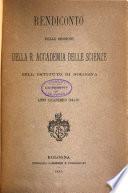 Rendiconto delle sessioni della R. Accademia delle scienze dell'Istituto di Bologna