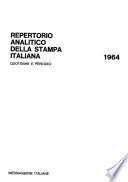 Repertorio analitico della stampa italiana, quotidiani e periodici
