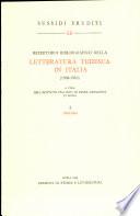 Repertorio bibliografico della letteratura tedesca in Italia (1900-1965)