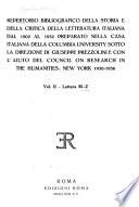 Repertorio bibliografico della storia e della critica della letteratura italiana ...