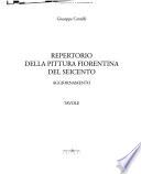 Repertorio della pittura fiorentina del Seicento: Tavole