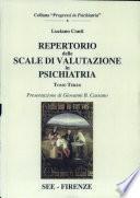 Repertorio delle scale di valutazione in psichiatria