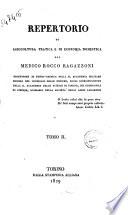 Repertorio di agricoltura pratica e di economia domestica del medico Rocco Ragazzoni... Tomo 1. (7.)