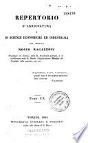 Repertorio di agricoltura pratica e di economia domestica