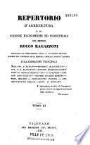 Repertorio di agricoltura pratica e di economia domestica