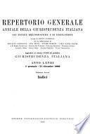 Repertorio generale annuale della Giurisprudenza italiana