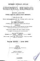 Repertorio generale annuale di giurisprudenza, bibliografia e legislazione in materia di diritto civile, commerciale, penale e amministrativo